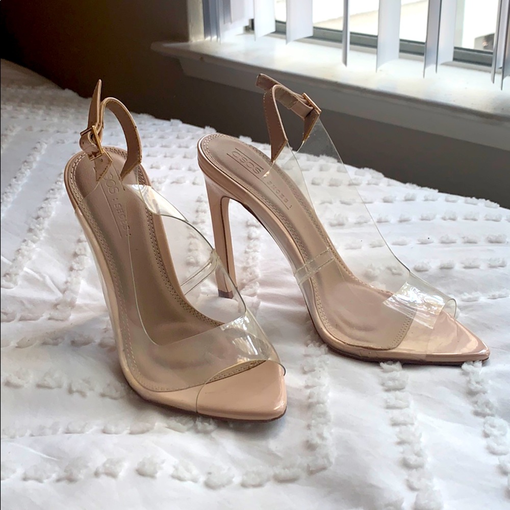 ASOS Clear Slingback High Heels